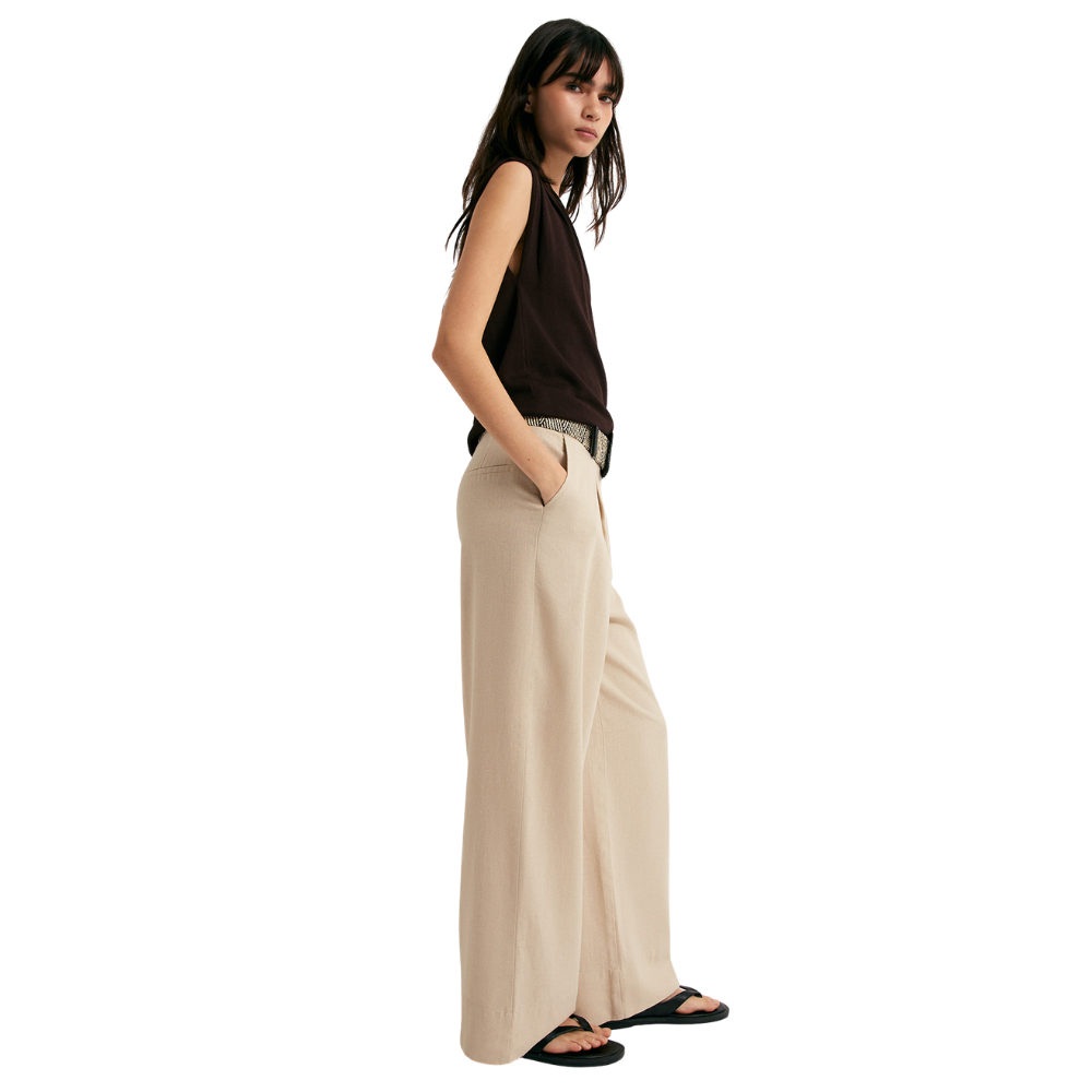 Sfera | Pantalón Ancho en Lino para Dama