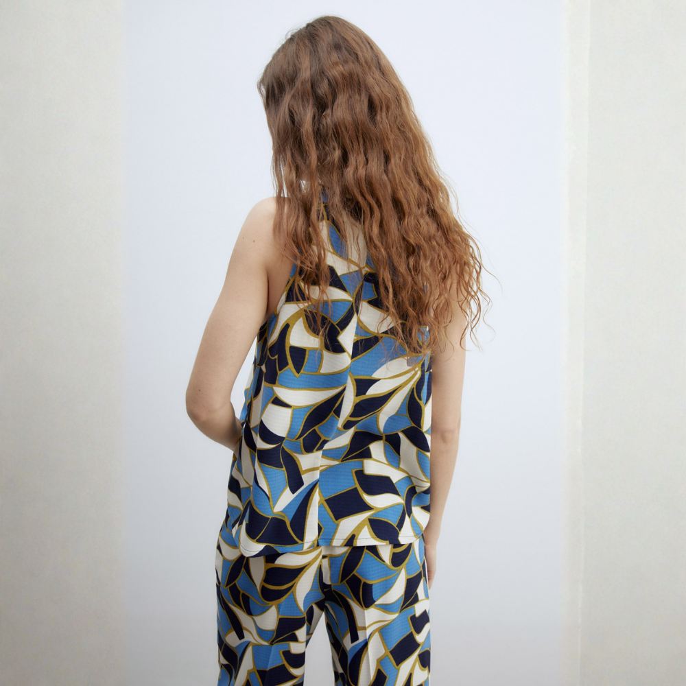 Sfera | Top Halter Estampado para Dama