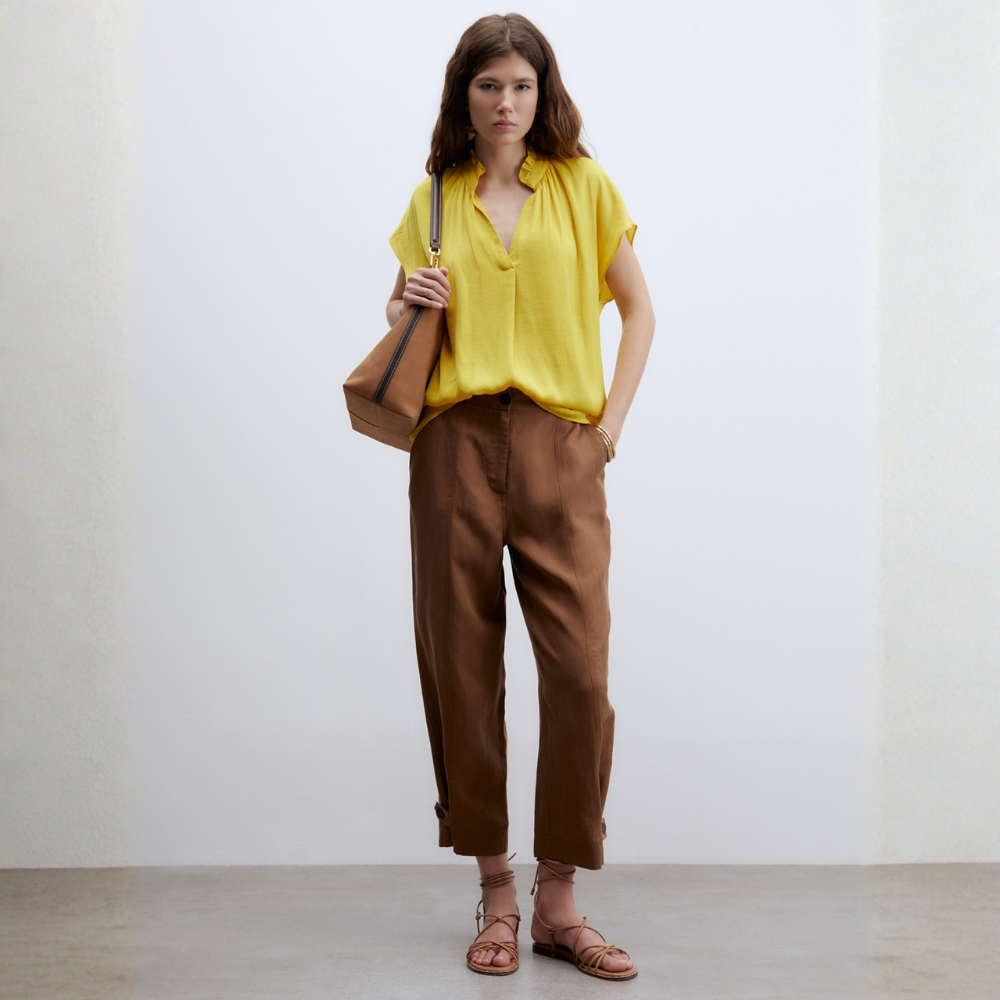 Sfera | Blusa Volante Cuello para Dama