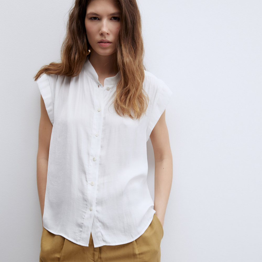 Sfera | Top Fluido Botones para Dama