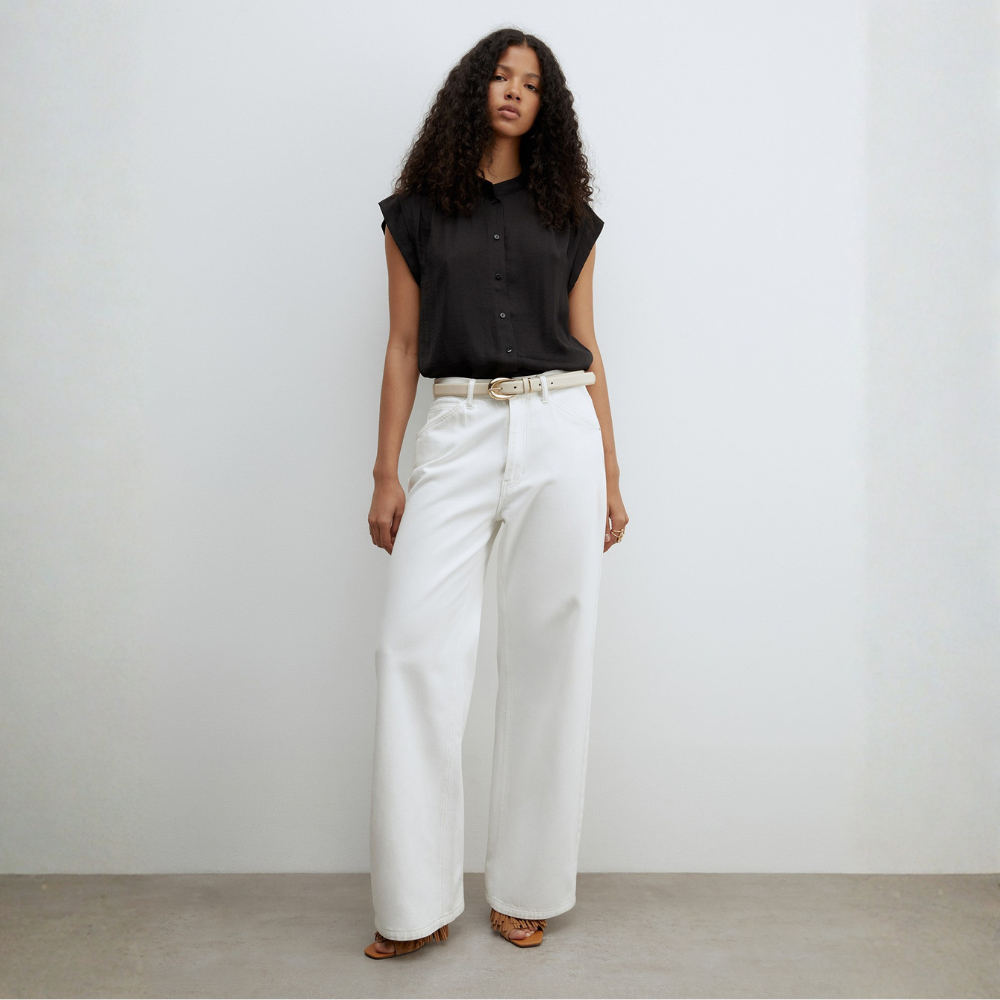 Sfera | Top Fluido Botones para Dama