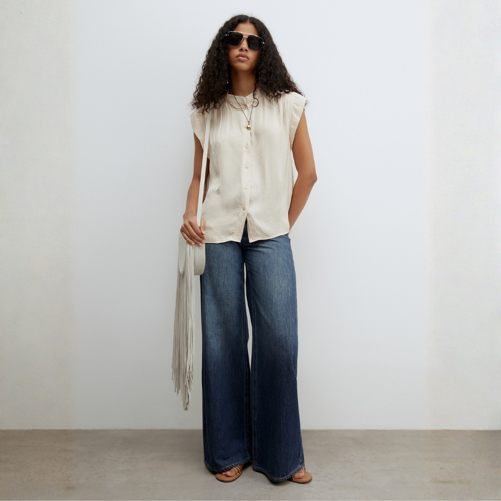 Sfera | Top Fluido Botones para Dama