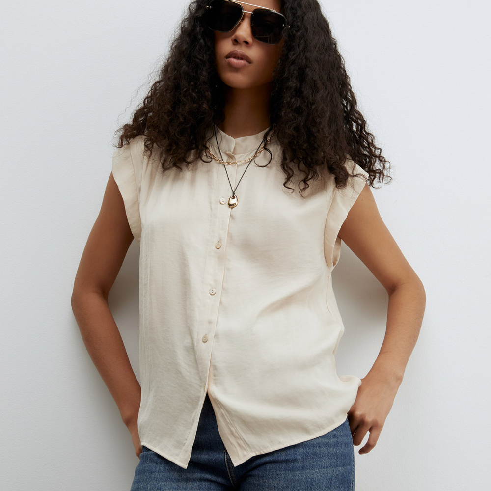 Sfera | Top Fluido Botones para Dama