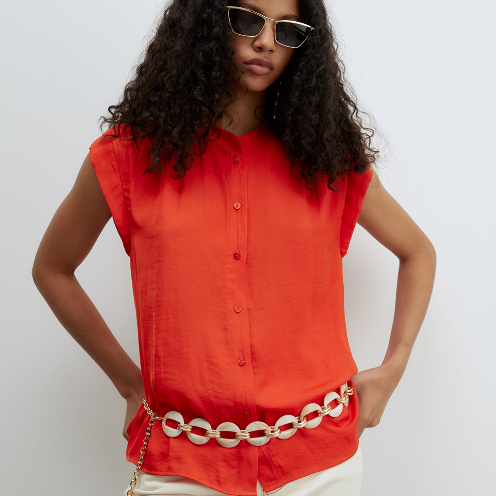 Sfera | Top Fluido Botones para Dama