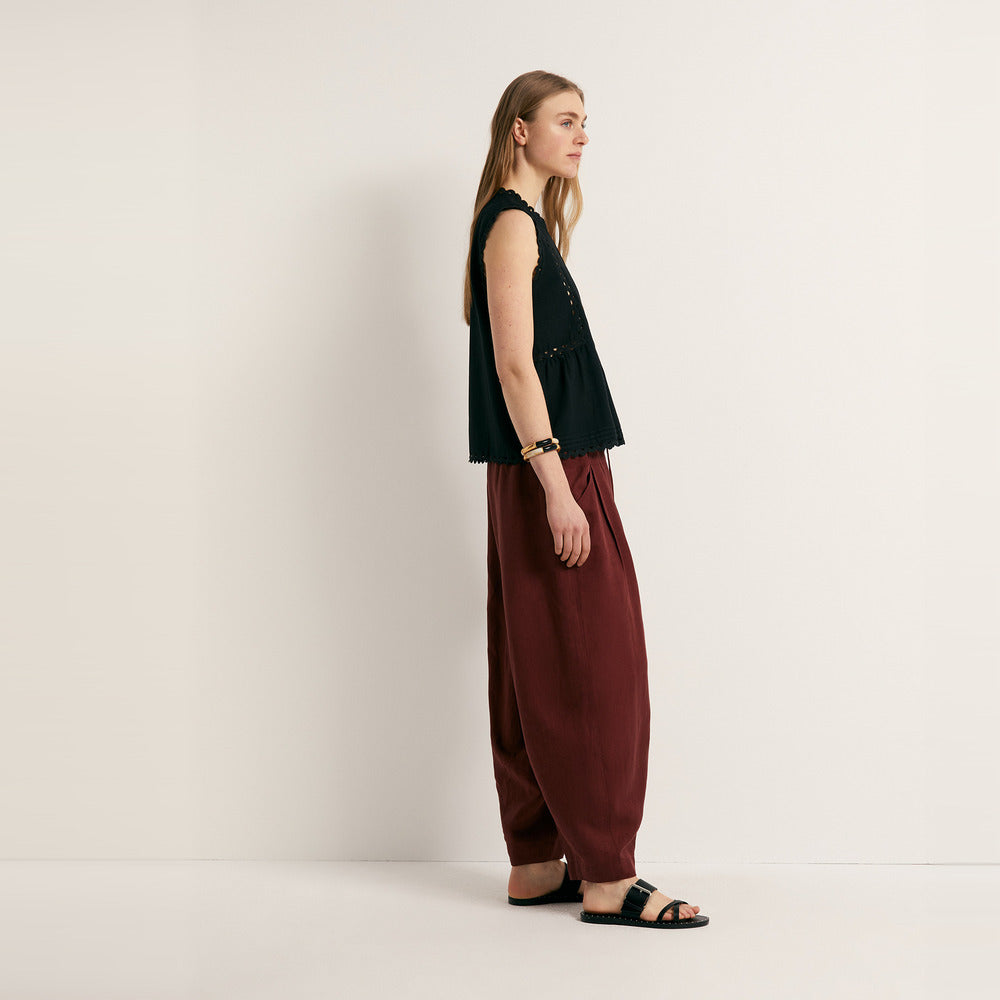 Sfera | Top Fluido con Encaje para Dama