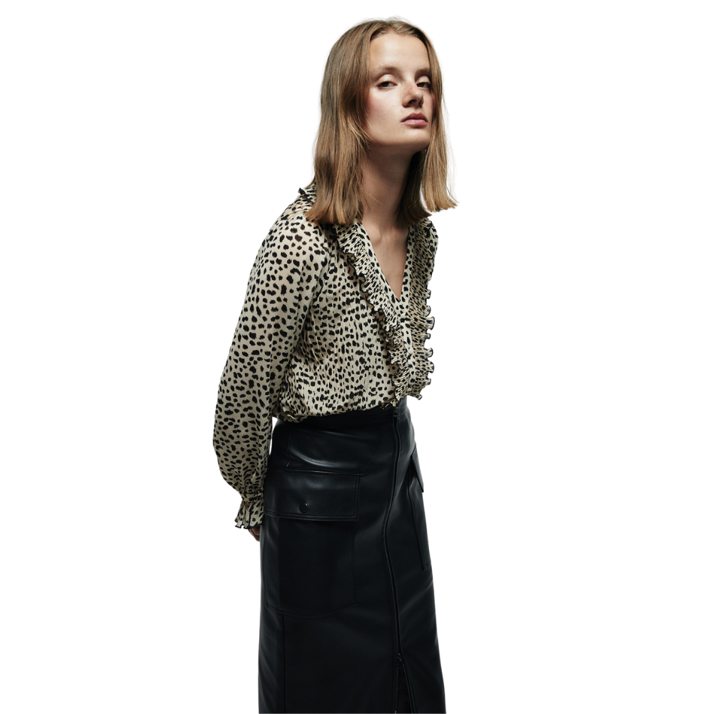 Sfera | Camisa Volante Plisado