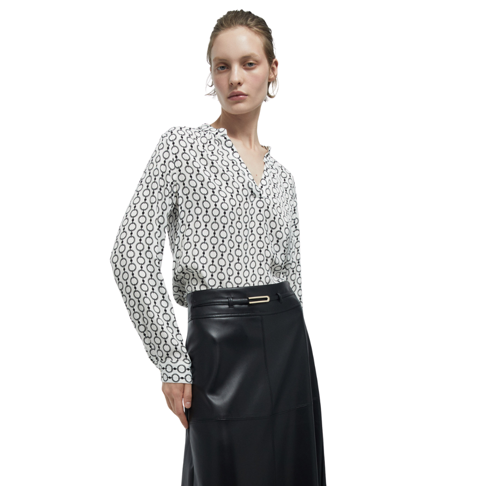 Sfera | Blusa Fluida Estampada para Dama