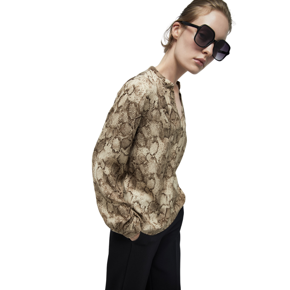 Sfera | Blusa Fluida Estampada para Dama