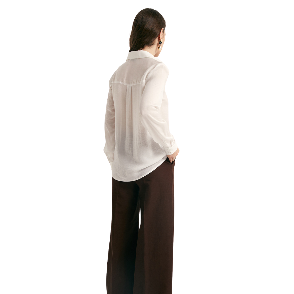 Sfera | Camisa Satinada Lisa para Dama