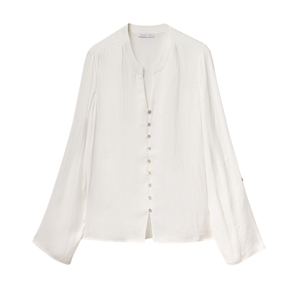 Sfera | Blusa Fluida de Botones para Dama