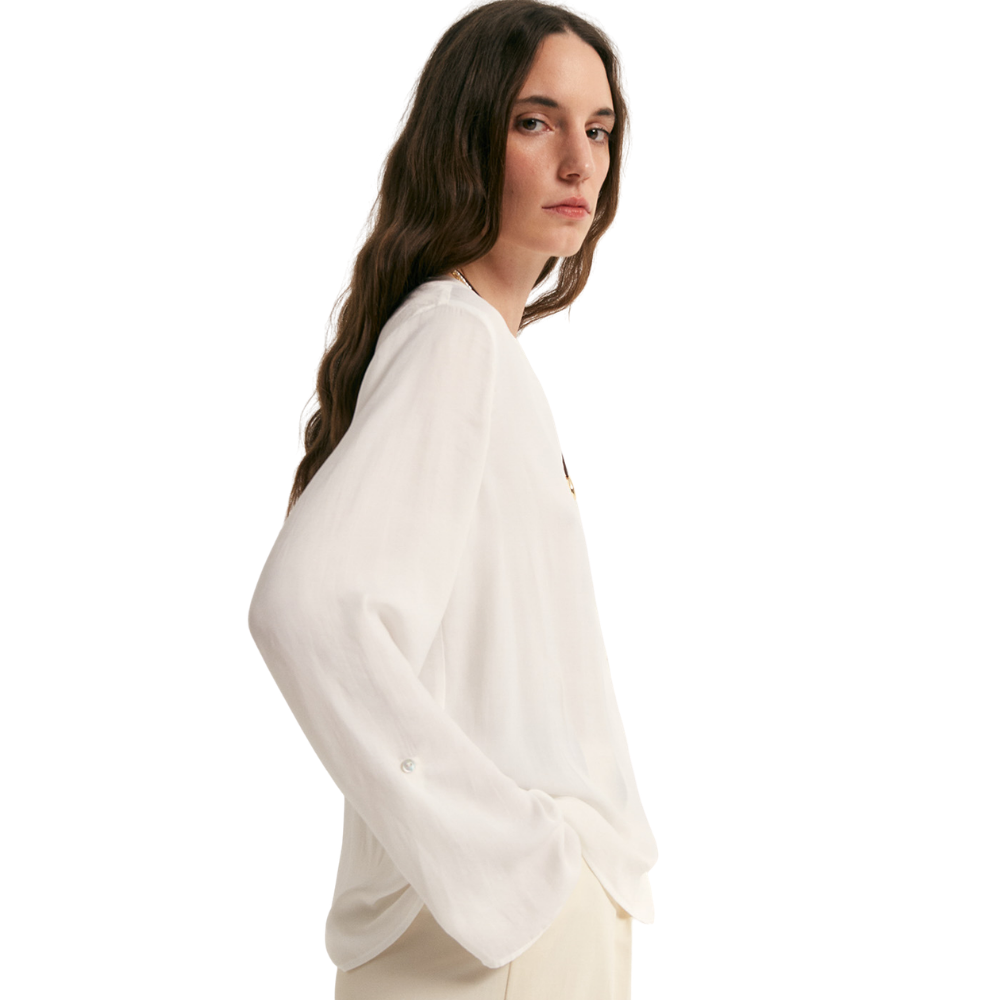 Sfera | Blusa Fluida de Botones para Dama