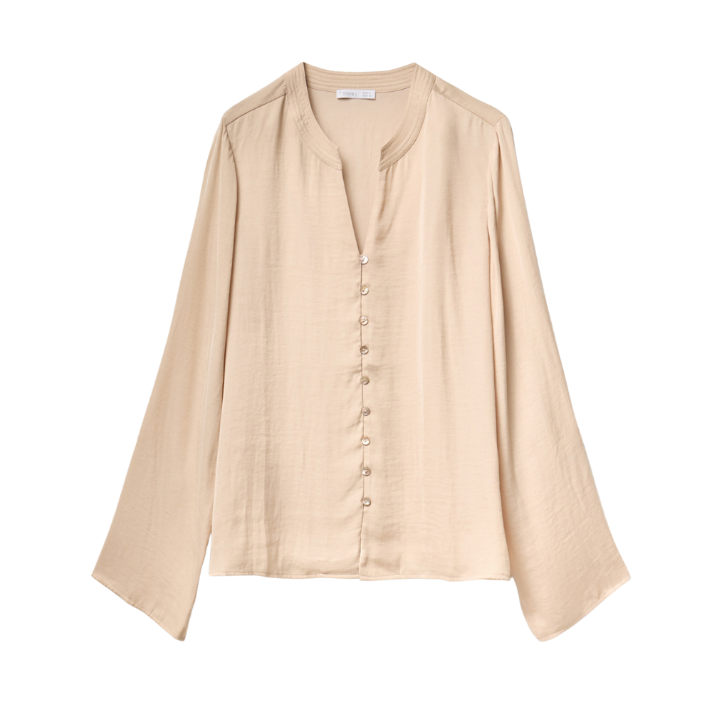 Sfera | Blusa Fluida de Botones para Dama