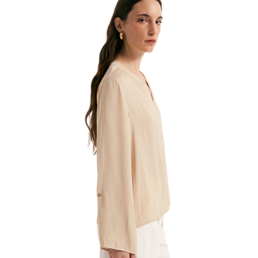 Sfera | Blusa Fluida de Botones para Dama