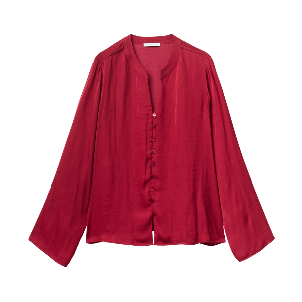 Sfera | Blusa Fluida con Botones para Dama