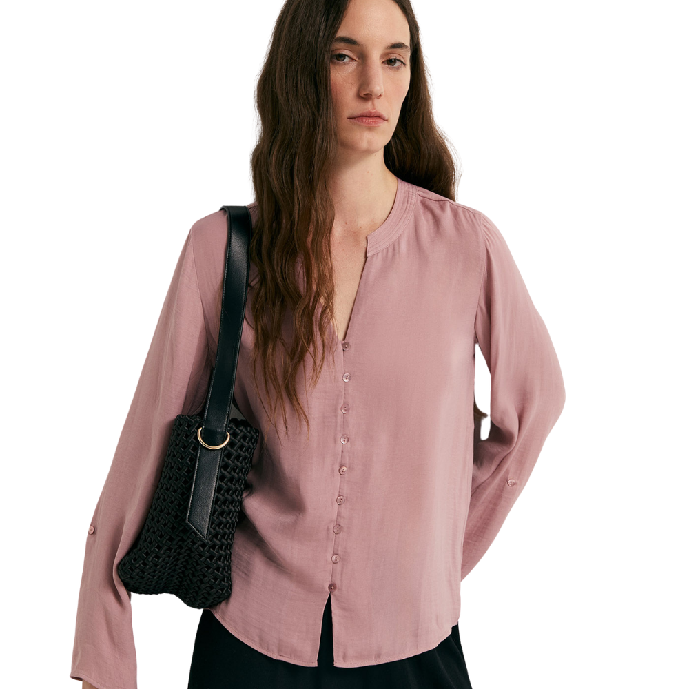 Sfera | Blusa Fluida con Botones para Dama