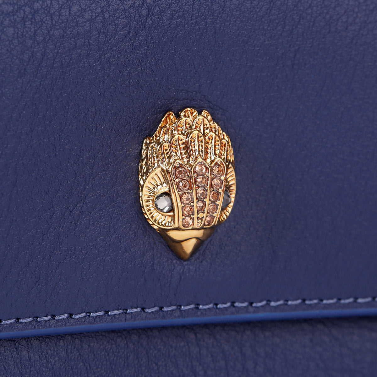 Kurt Geiger | Bolso Pequeño Shoreditch Soft de Piel Azul