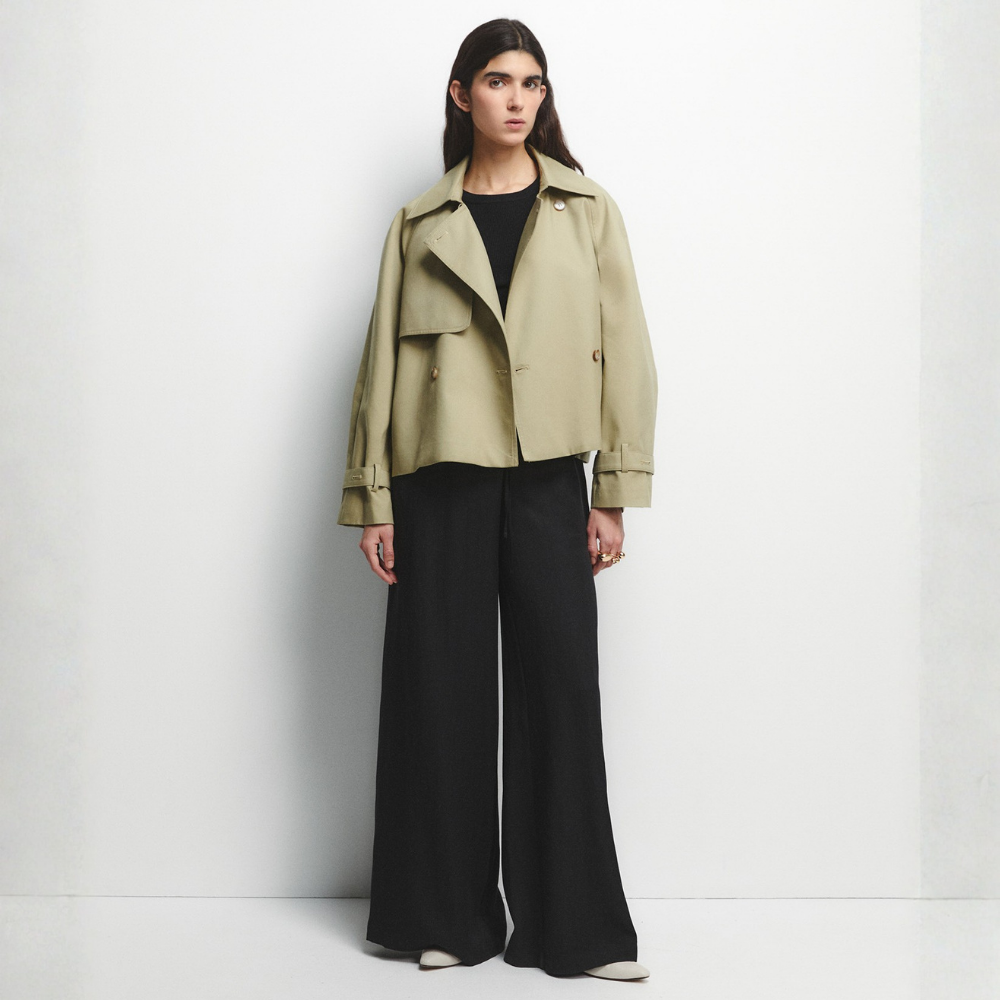 Sfera | Abrigo Trench Corto para Dama
