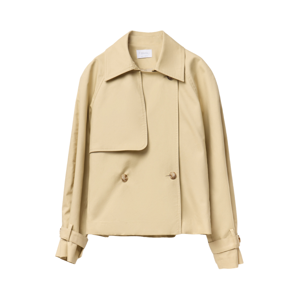 Sfera | Abrigo Trench Corto para Dama