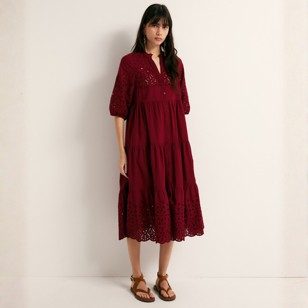 Sfera | Vestido Camisero Schiffly para Dama