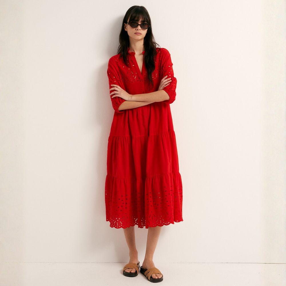 Sfera | Vestido Camisero Schiffly para Dama