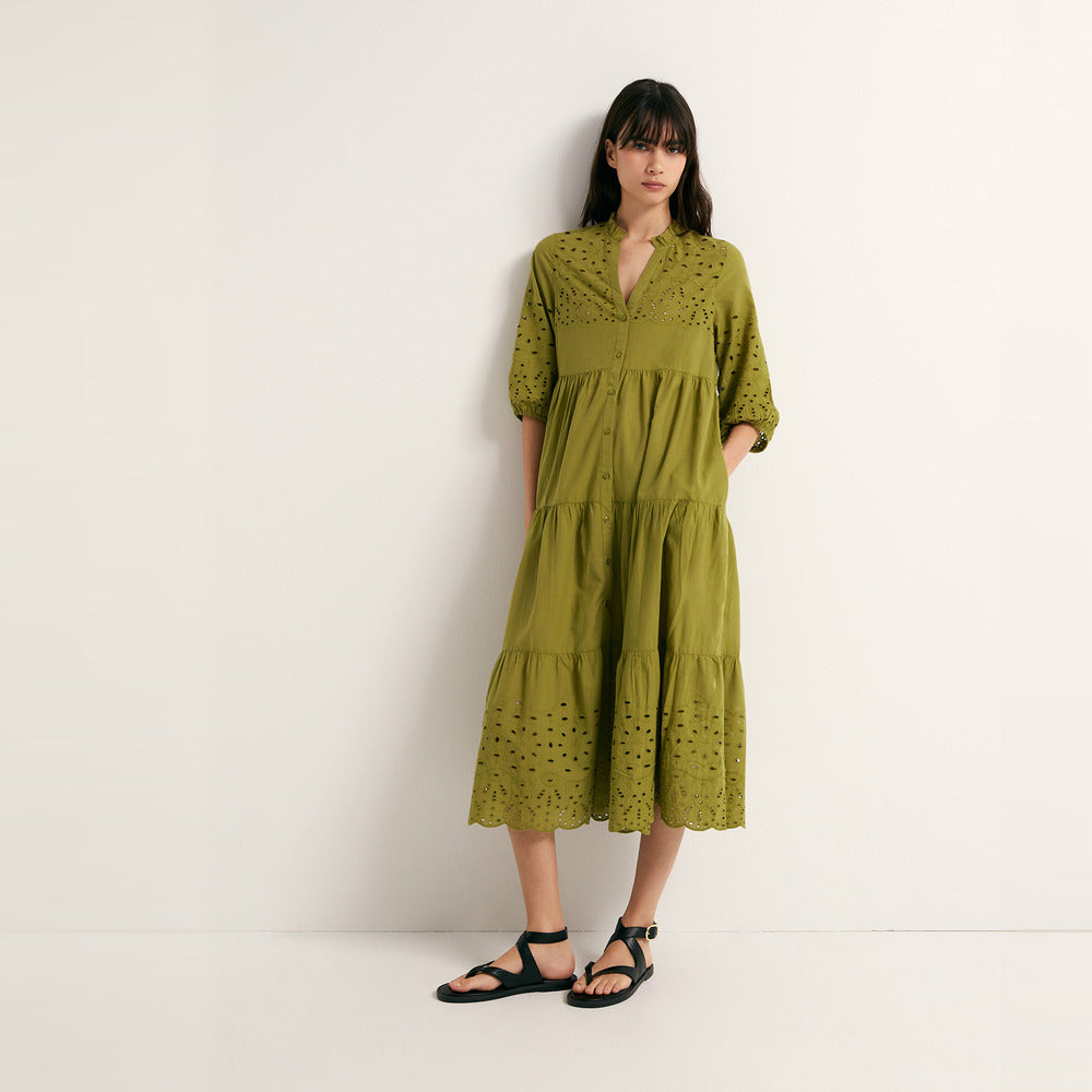 Sfera | Vestido Camisero Schiffly para Dama