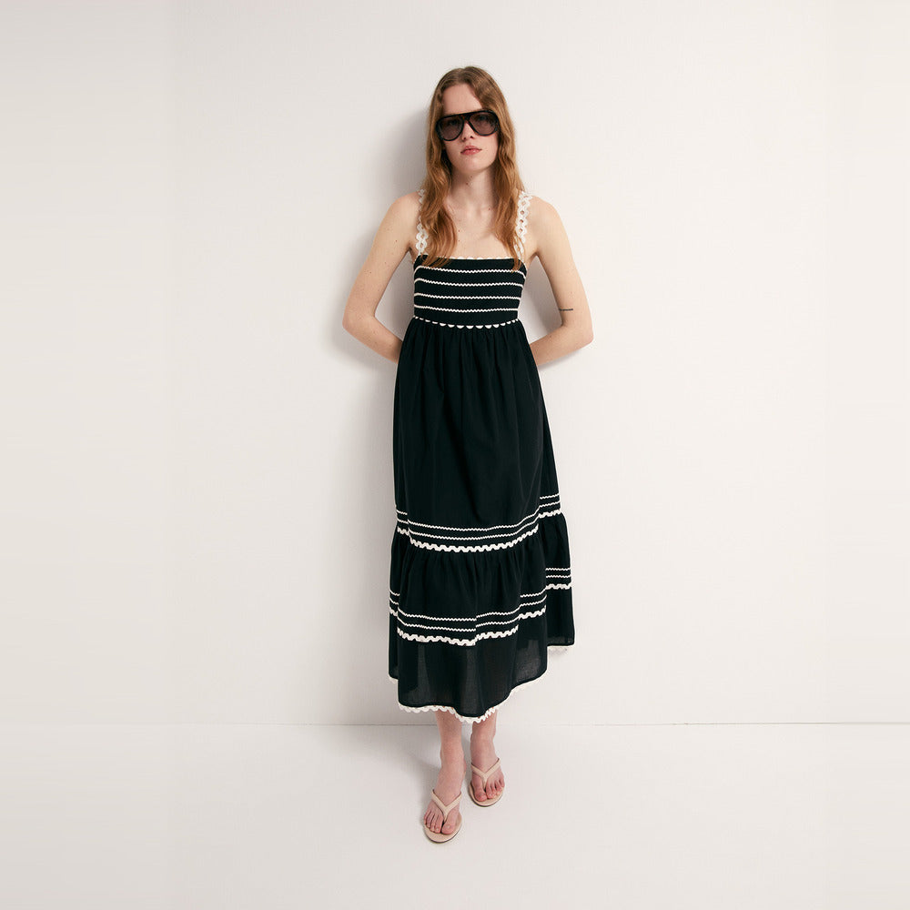Sfera | Vestido de Cintas en Encaje para Dama