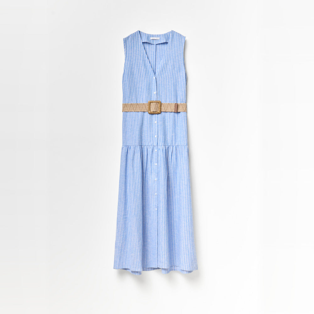 Sfera | Vestido Camisero en Lino para Dama