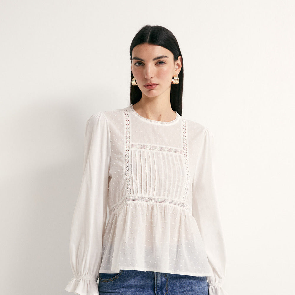 Sfera | Camiseta Plumetti con Cintas para Dama
