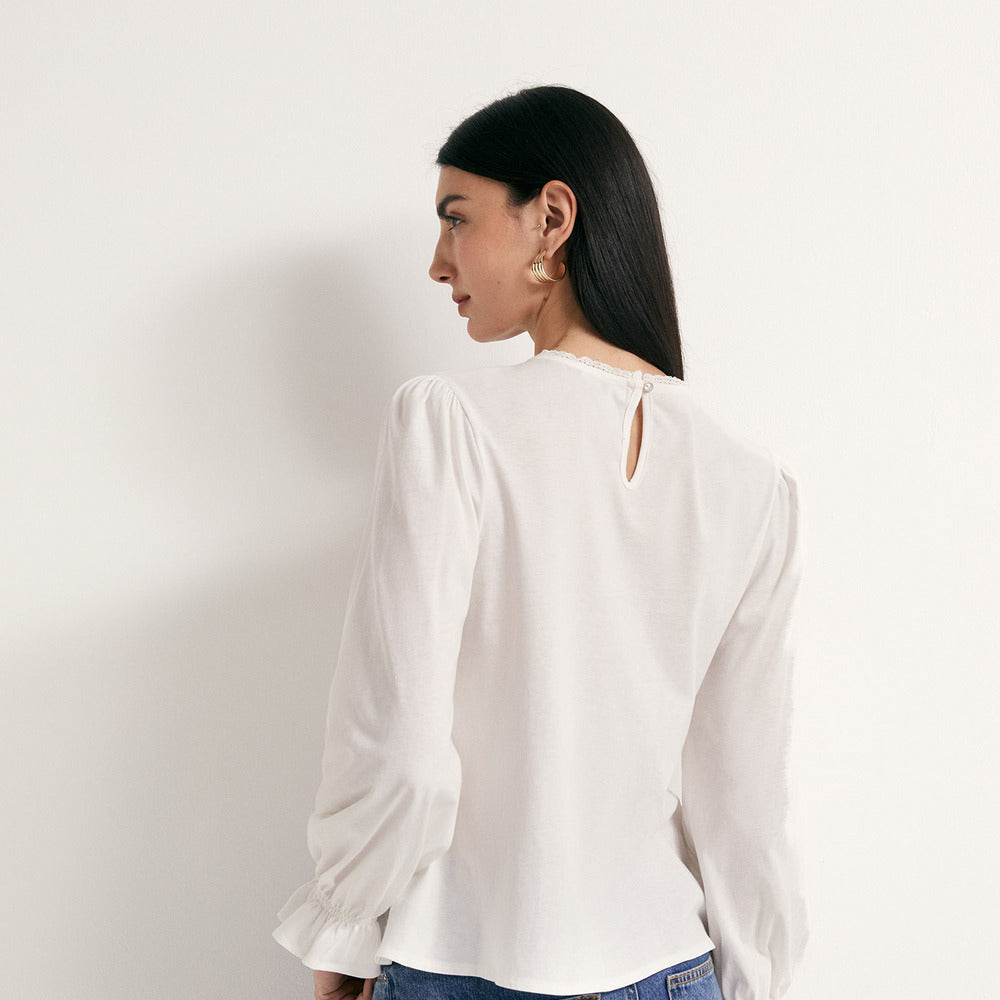 Sfera | Camiseta Plumetti con Cintas para Dama
