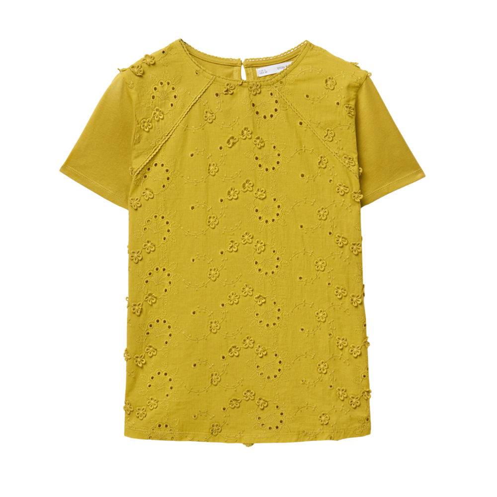 Sfera | Camiseta Flores Bordadas para Dama