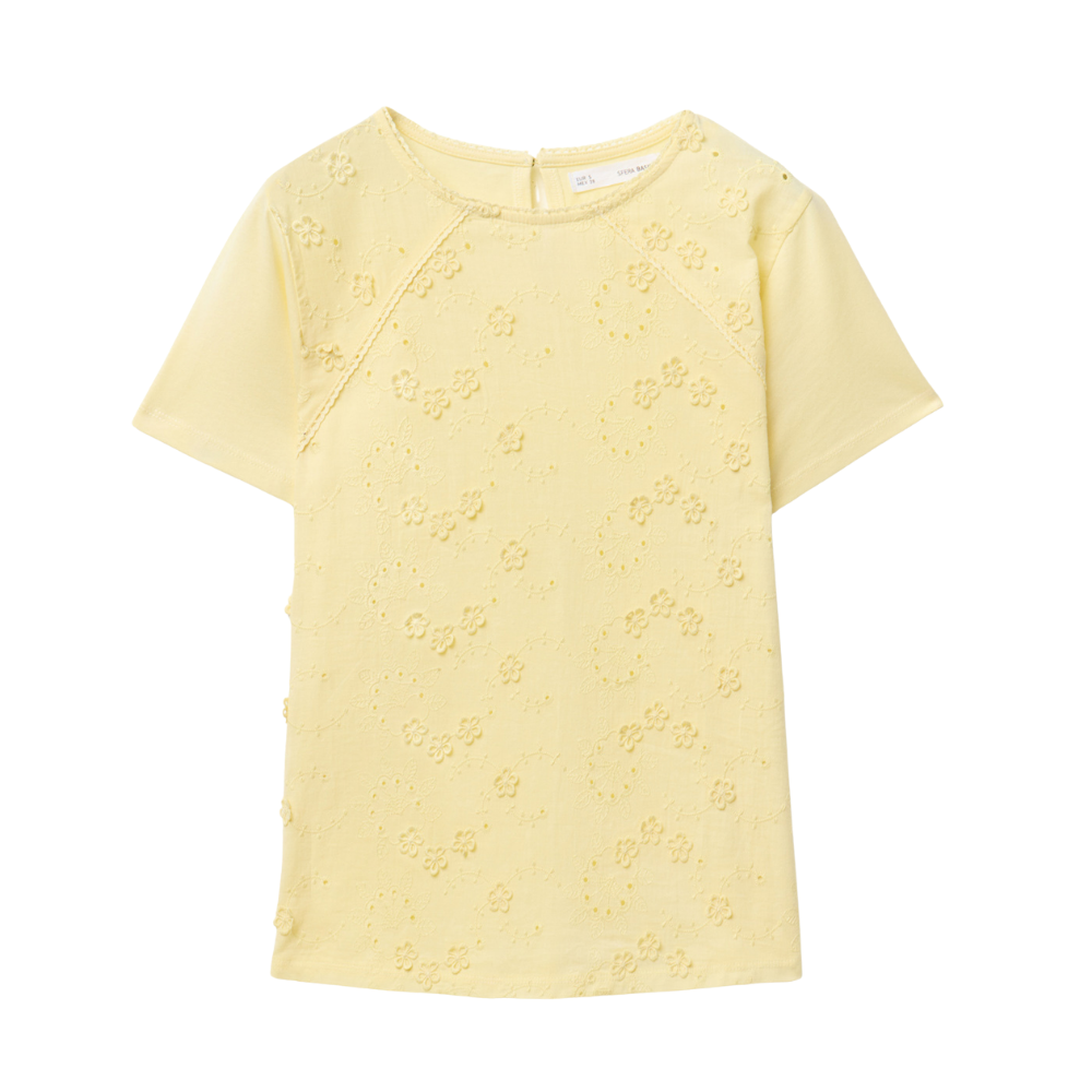 Sfera | Camiseta Flores Bordadas para Dama