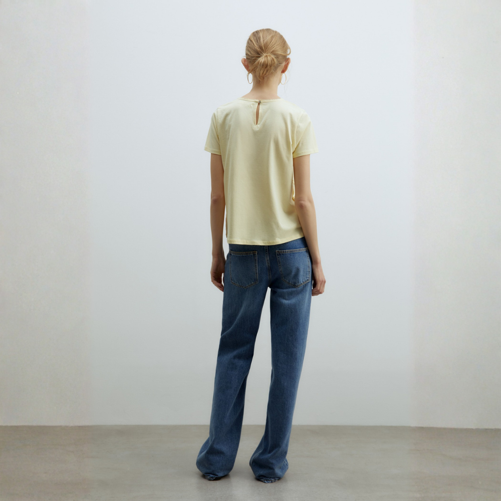 Sfera | Camiseta Flores Bordadas para Dama