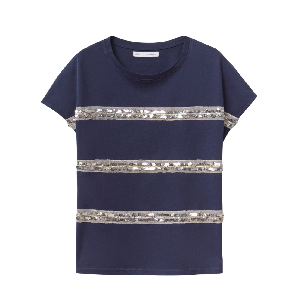 Sfera | Camiseta Adorno Lentejuela