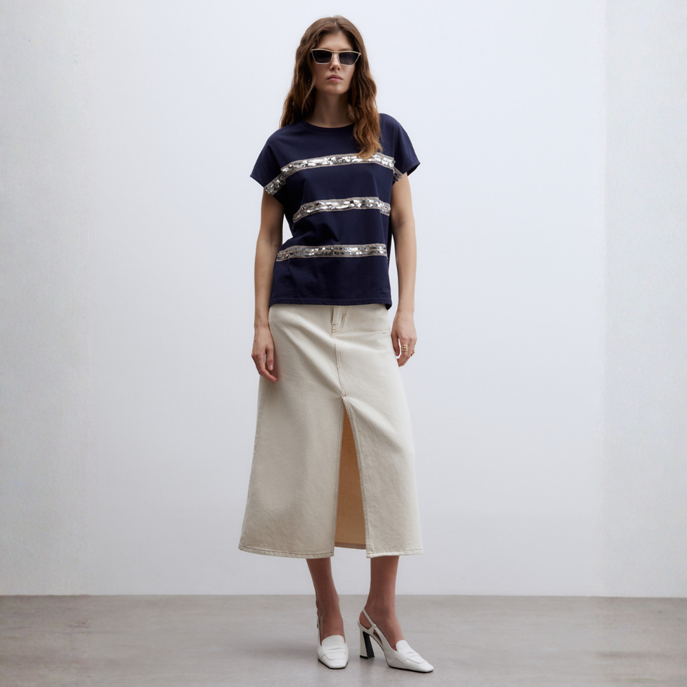 Sfera | Camiseta Adorno Lentejuela
