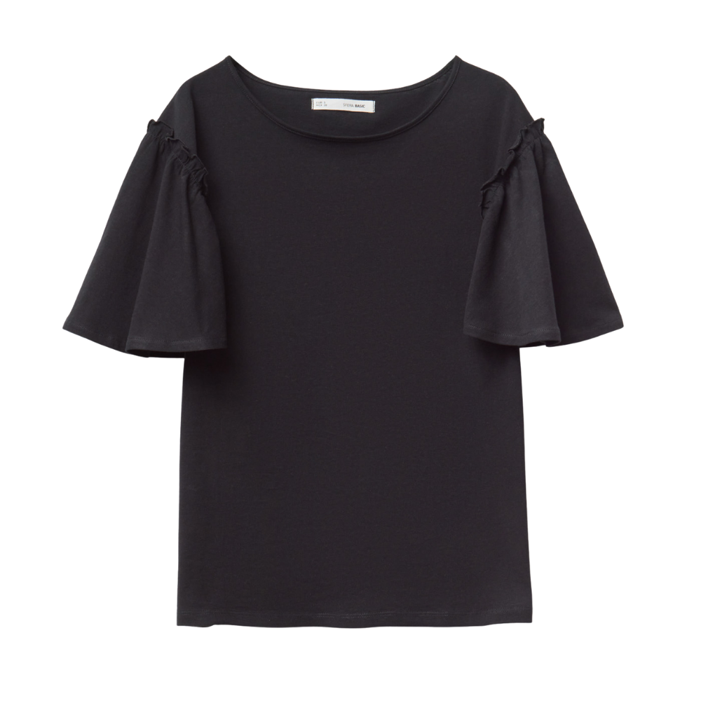 Sfera | Camiseta Volante Lisa para Dama