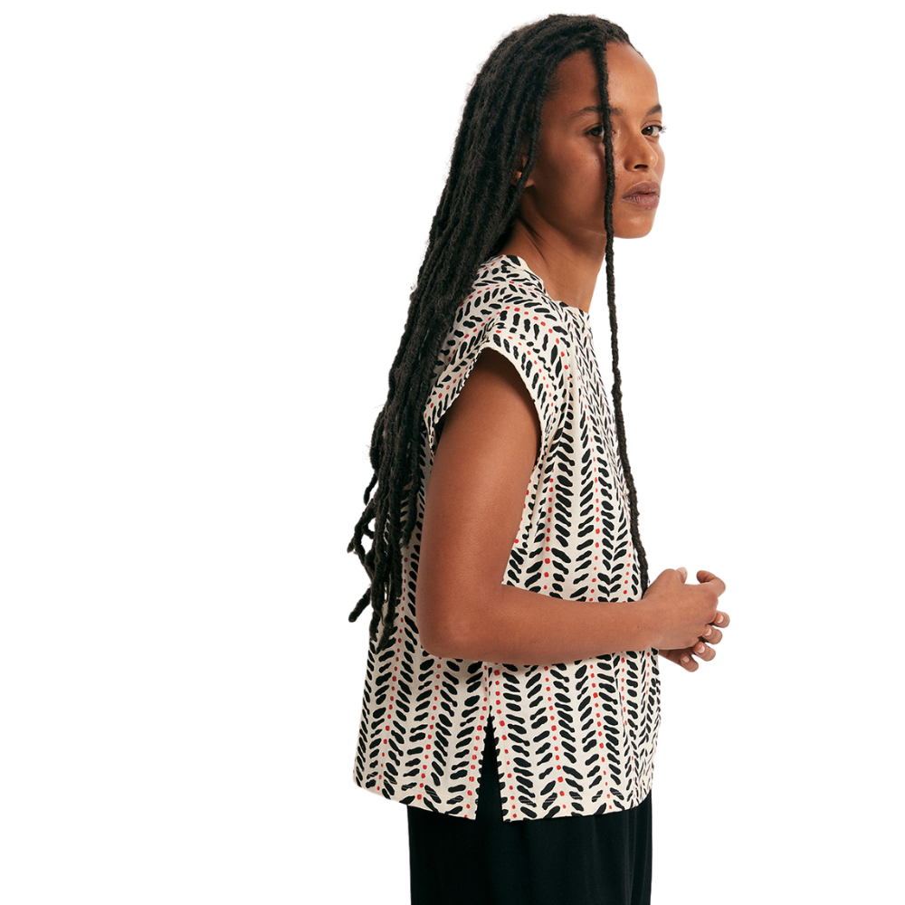 Sfera | Camiseta Básica Estampada para Dama