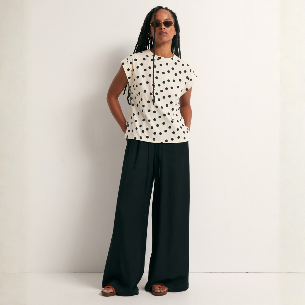 Sfera | Camiseta Básica Estampada para Dama
