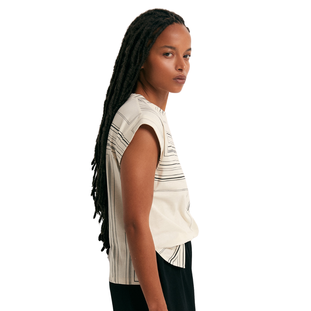 Sfera | Camiseta Básica Estampada para Dama