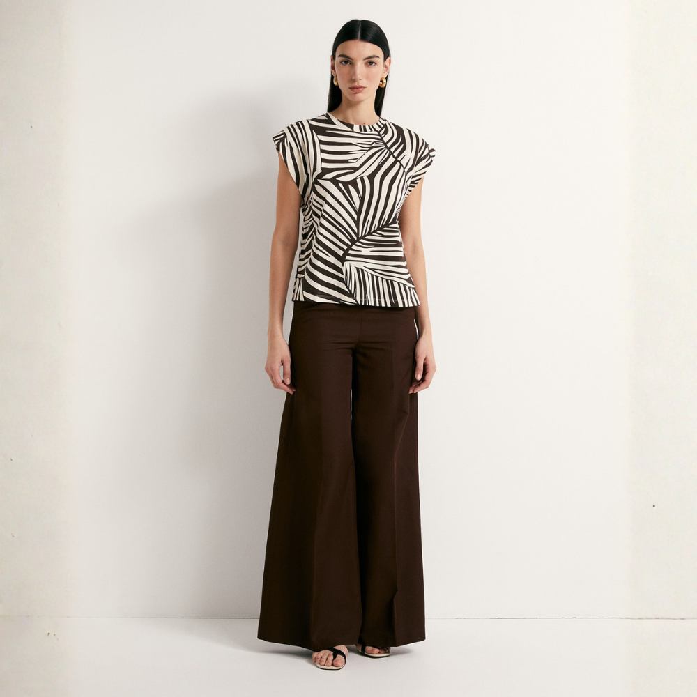 Sfera | Camiseta Básica Estampada para Dama