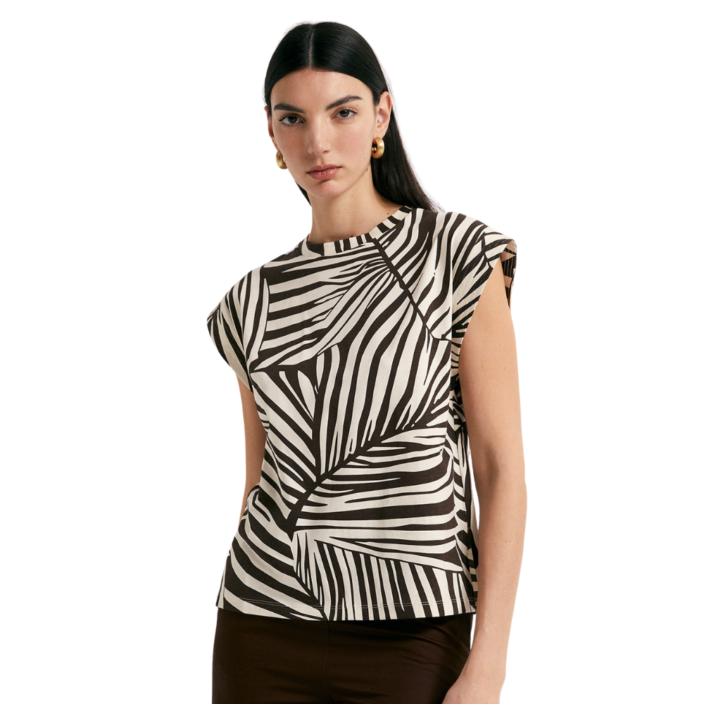 Sfera | Camiseta Básica Estampada para Dama