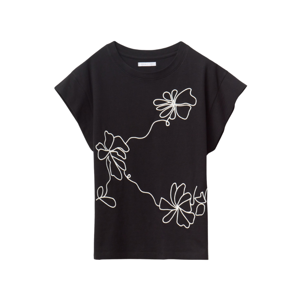 Sfera | Camiseta Silueta con Bordado para Dama