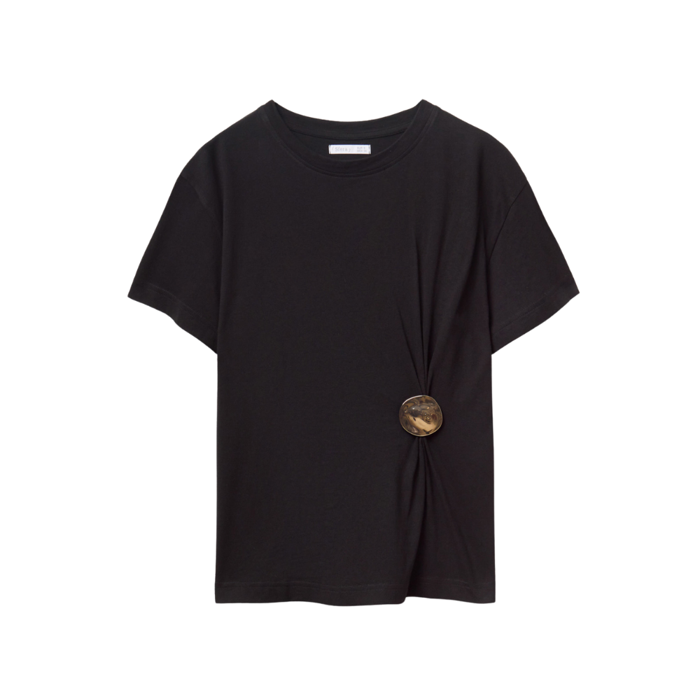 Sfera | Camiseta Pieza Metalica para Dama