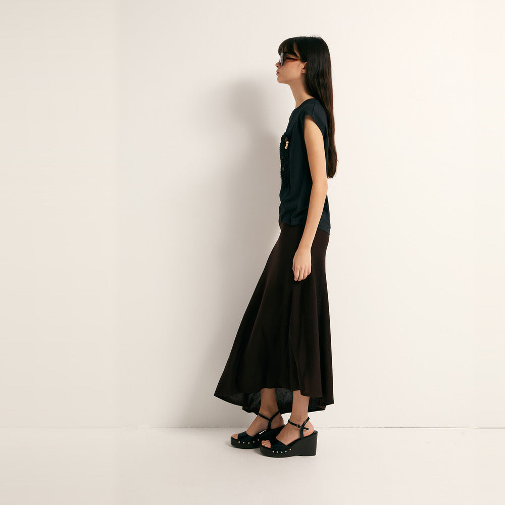 Sfera | Camiseta con Bolsillo en Piezas para Dama