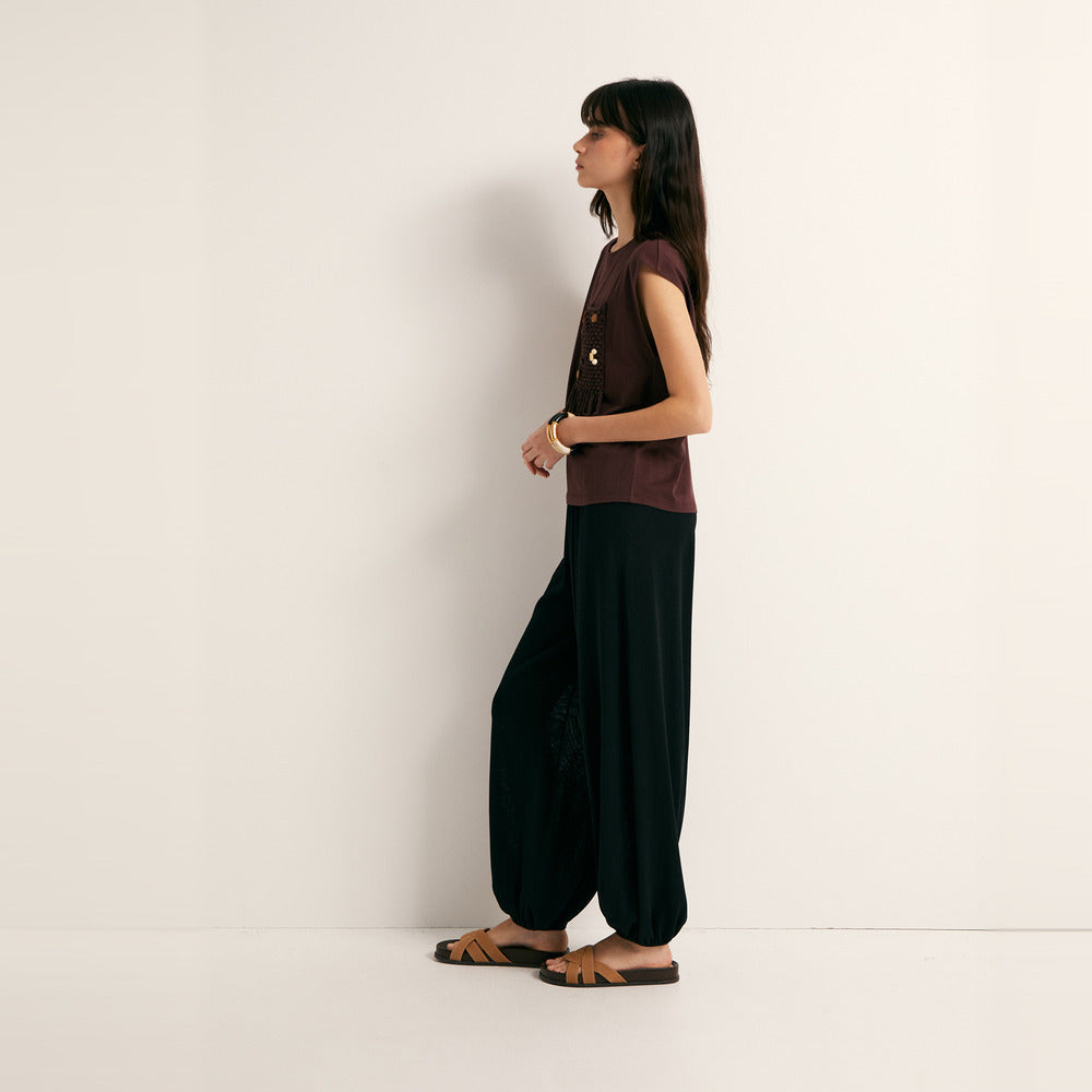 Sfera | Camiseta con Bolsillo en Piezas para Dama