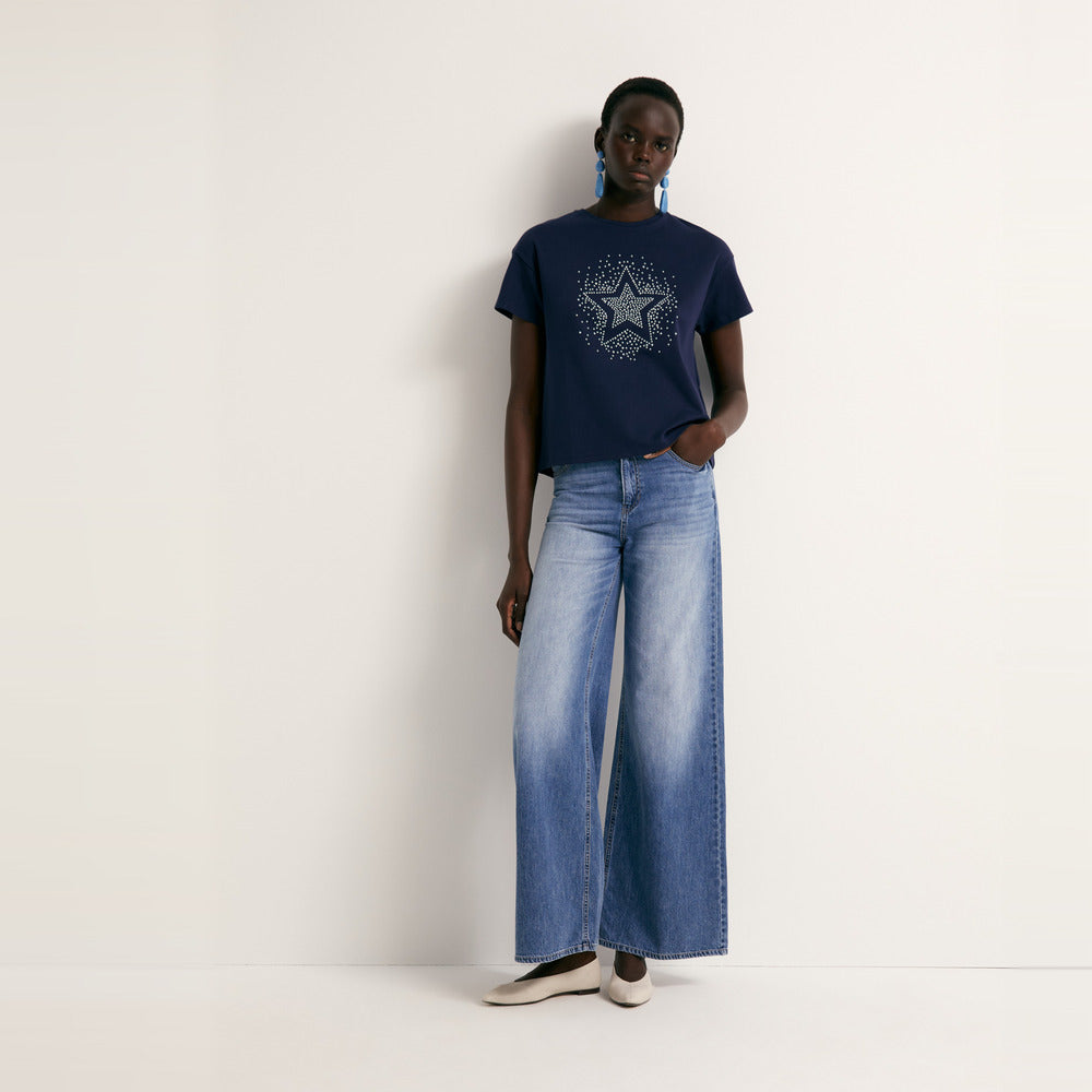 Sfera | Camiseta de Perlas Delantero para Dama