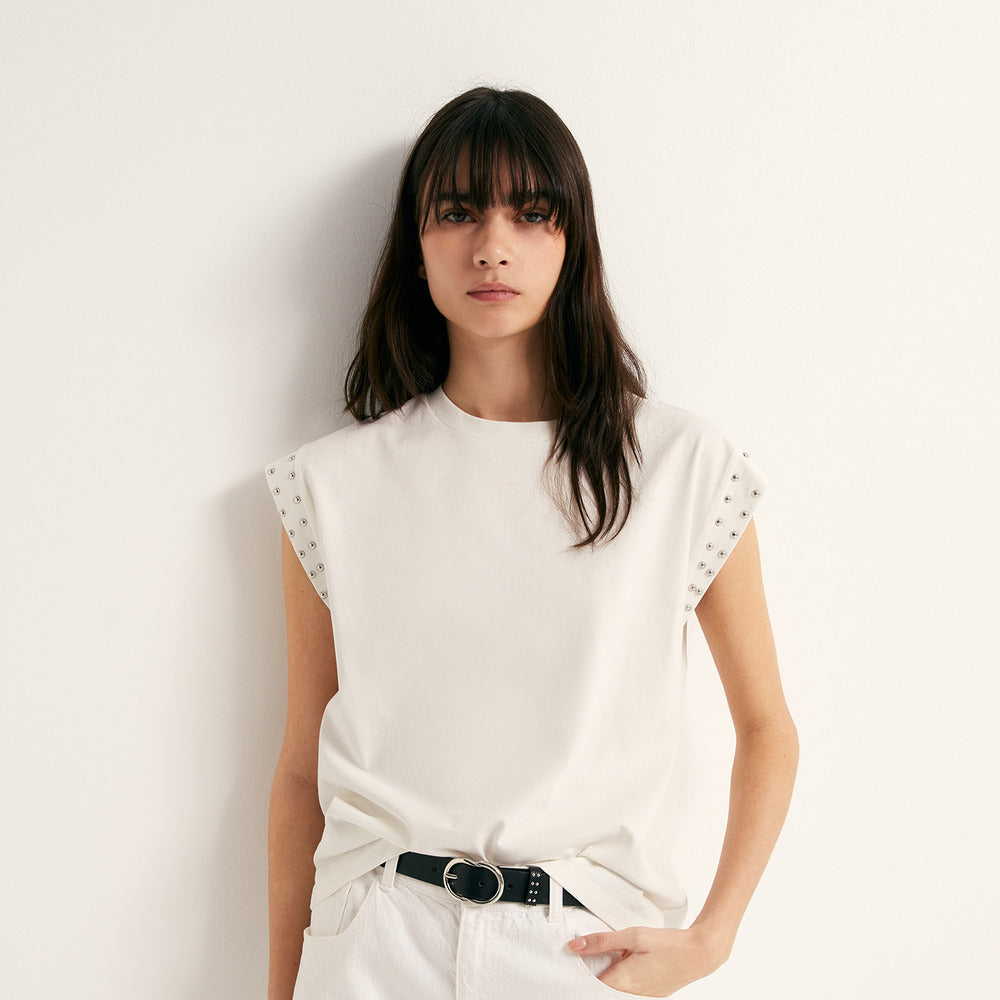 Sfera | Camiseta con Tachas para Dama