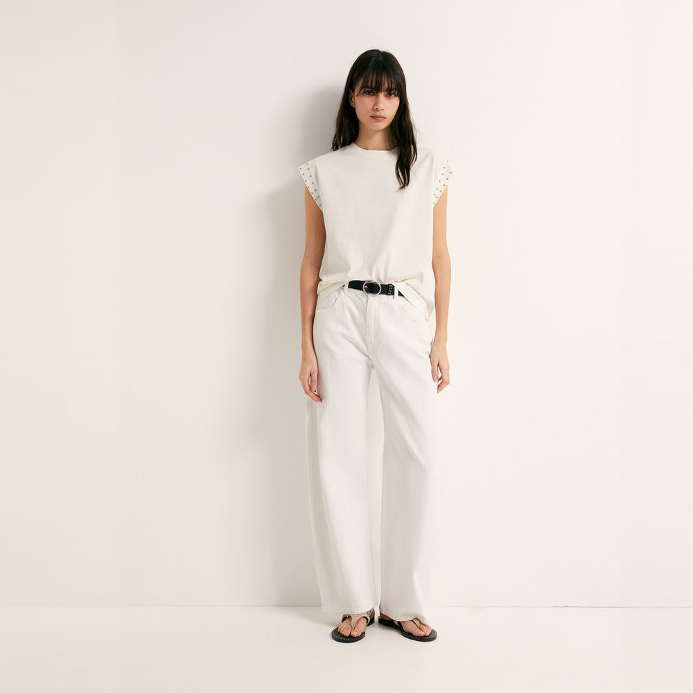 Sfera | Camiseta con Tachas para Dama
