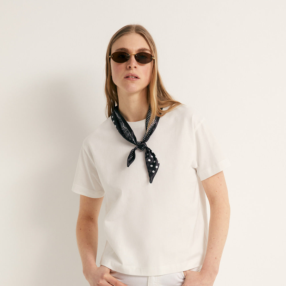 Sfera | Camiseta con Pañuelo de Adorno para Dama