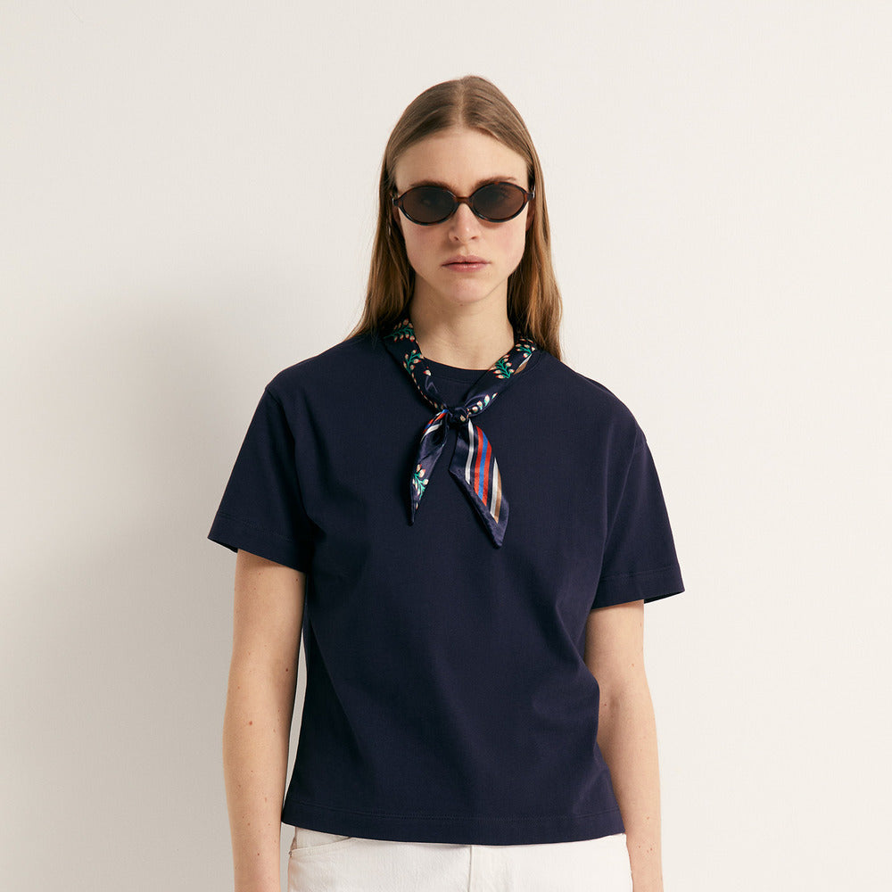 Sfera | Camiseta con Pañuelo de Adorno para Dama
