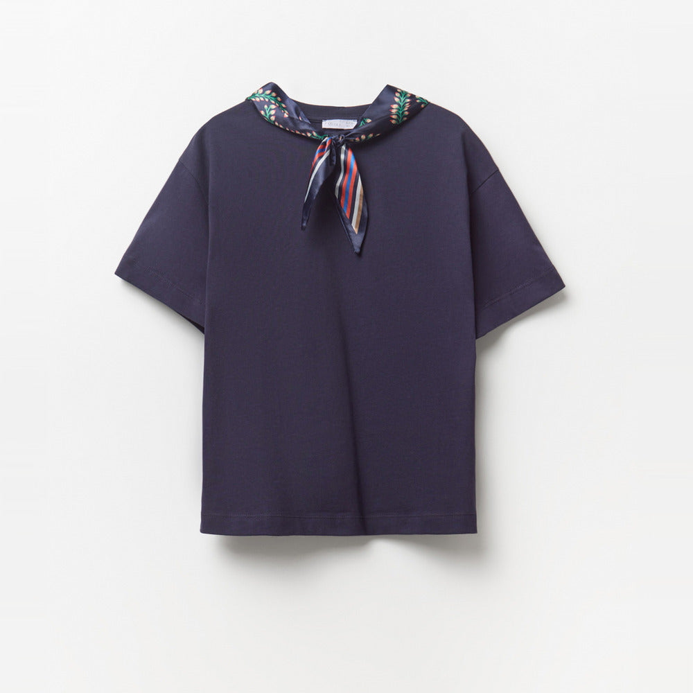 Sfera | Camiseta con Pañuelo de Adorno para Dama